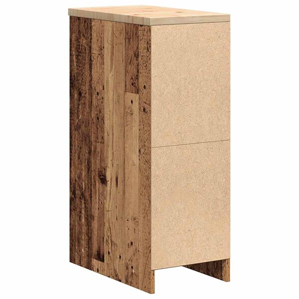 vidaXL ντουλάπι αποθήκευσης γκαράζ 30x51x85 εκ μασίφ ξύλο πεύκο