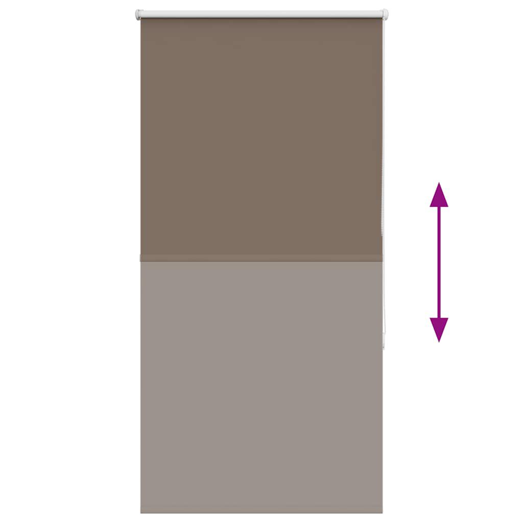 vidaXL Ρολέρ Μπλακάουτ Coffee 85x130 εκ. Πλάτος υφάσματος 80,7 εκ.