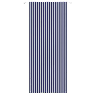 vidaXL Διαχωριστικό Βεράντας Μπλε & Λευκό 120 x 240 εκ. Ύφασμα Oxford