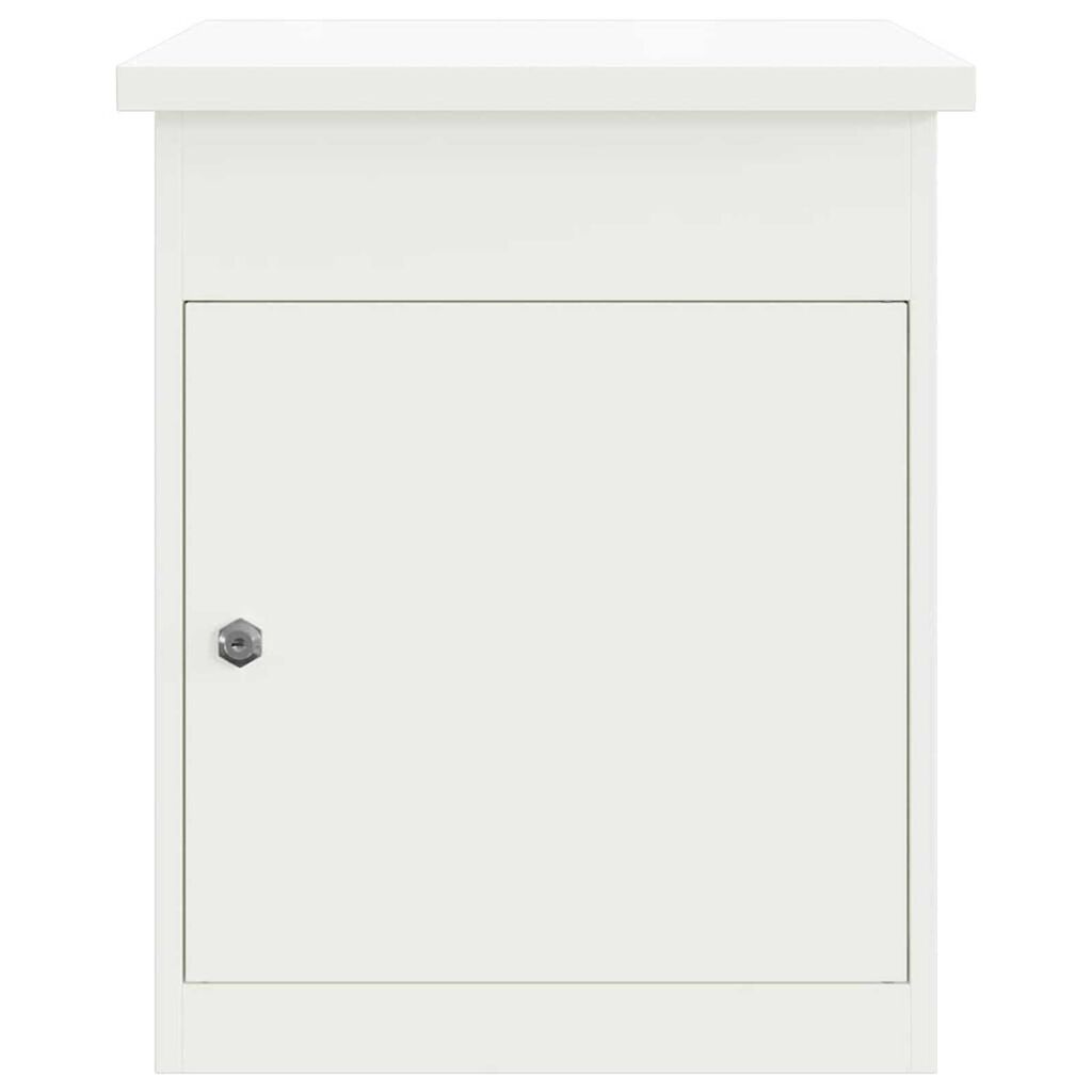 vidaXL Θυρίδα Πακέτων Λευκό 44 x 35 x 59 εκατοστά Ατσάλι