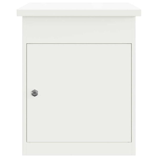 vidaXL Θυρίδα Πακέτων Λευκό 44 x 35 x 59 εκατοστά Ατσάλι