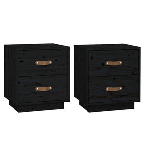 vidaXL &Kappa;&omicron;&mu;&omicron;&delta;ί&nu;&alpha; 2 &tau;&epsilon;&mu;. &Mu;&alpha;ύ&rho;&alpha; 40x34x45 &epsilon;&kappa;. &alpha;&pi;ό &Mu;&alpha;&sigma;ί&phi; &Xi;ύ&lambda;&omicron; &Pi;&epsilon;ύ&kappa;&omicron;&upsilon;