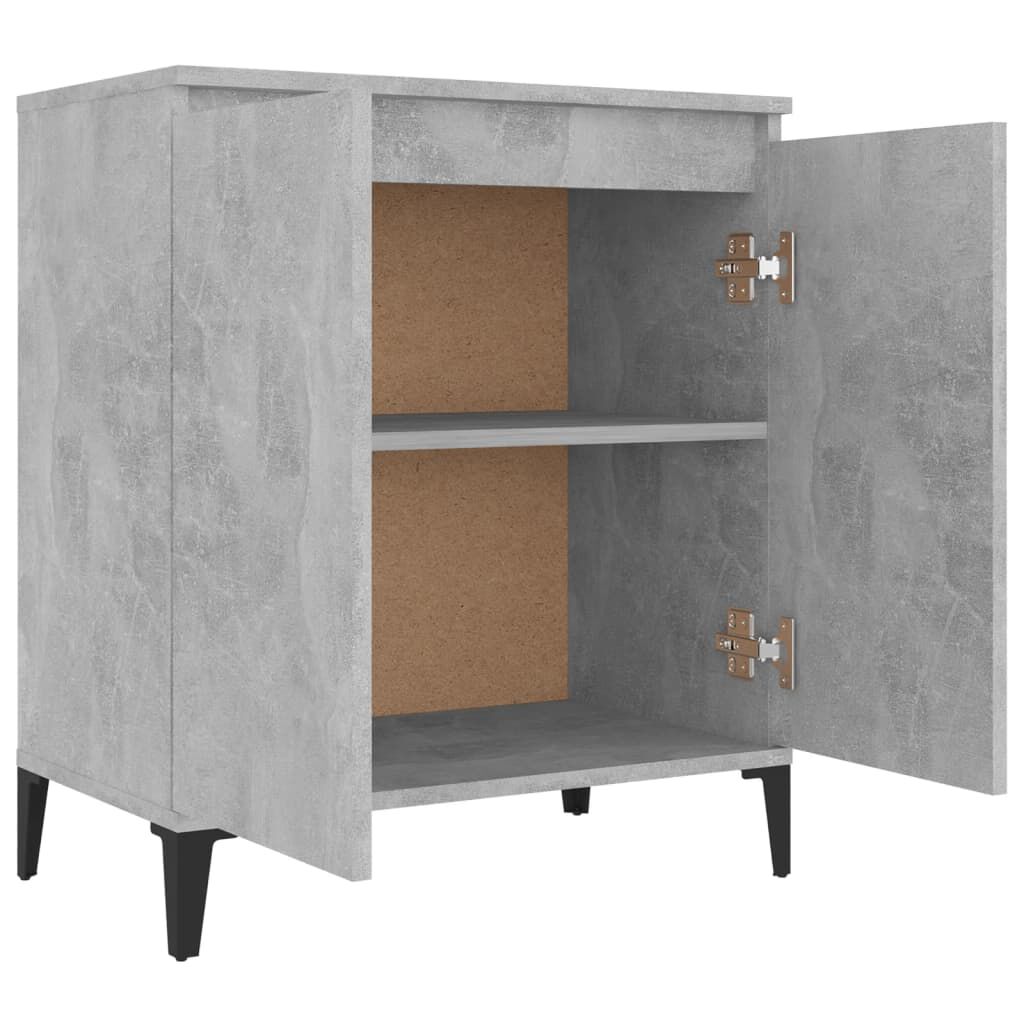vidaXL Ντουλάπι Γκρι Σκυροδέματος 60x35x70 εκ. Επεξεργασμένο Ξύλο