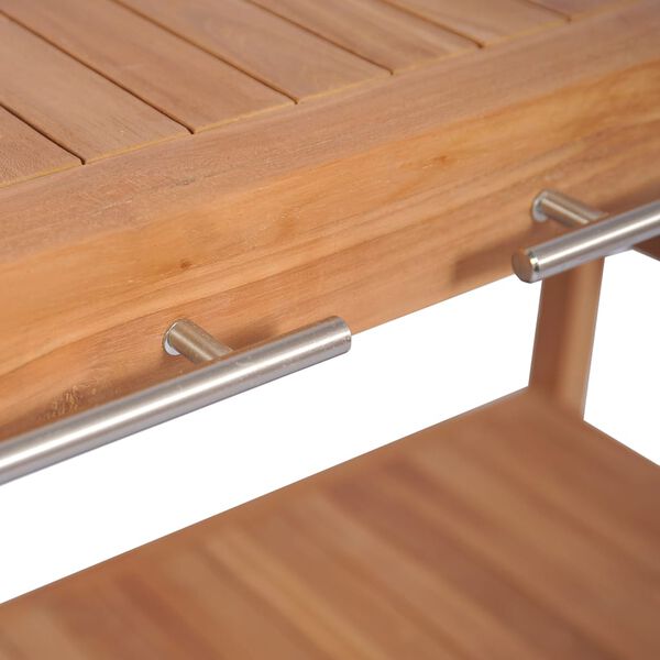 vidaXL Έπιπλο Μπάνιου 132 x 45 x 75 εκ. από Μασίφ Ξύλο Teak