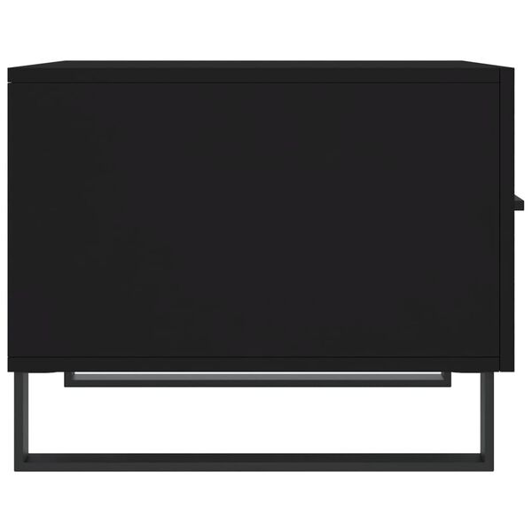 vidaXL Τραπεζάκια Σαλονιού 2 τεμ. Μαύρα 50x50x40 εκ. Επεξεργ. Ξύλο