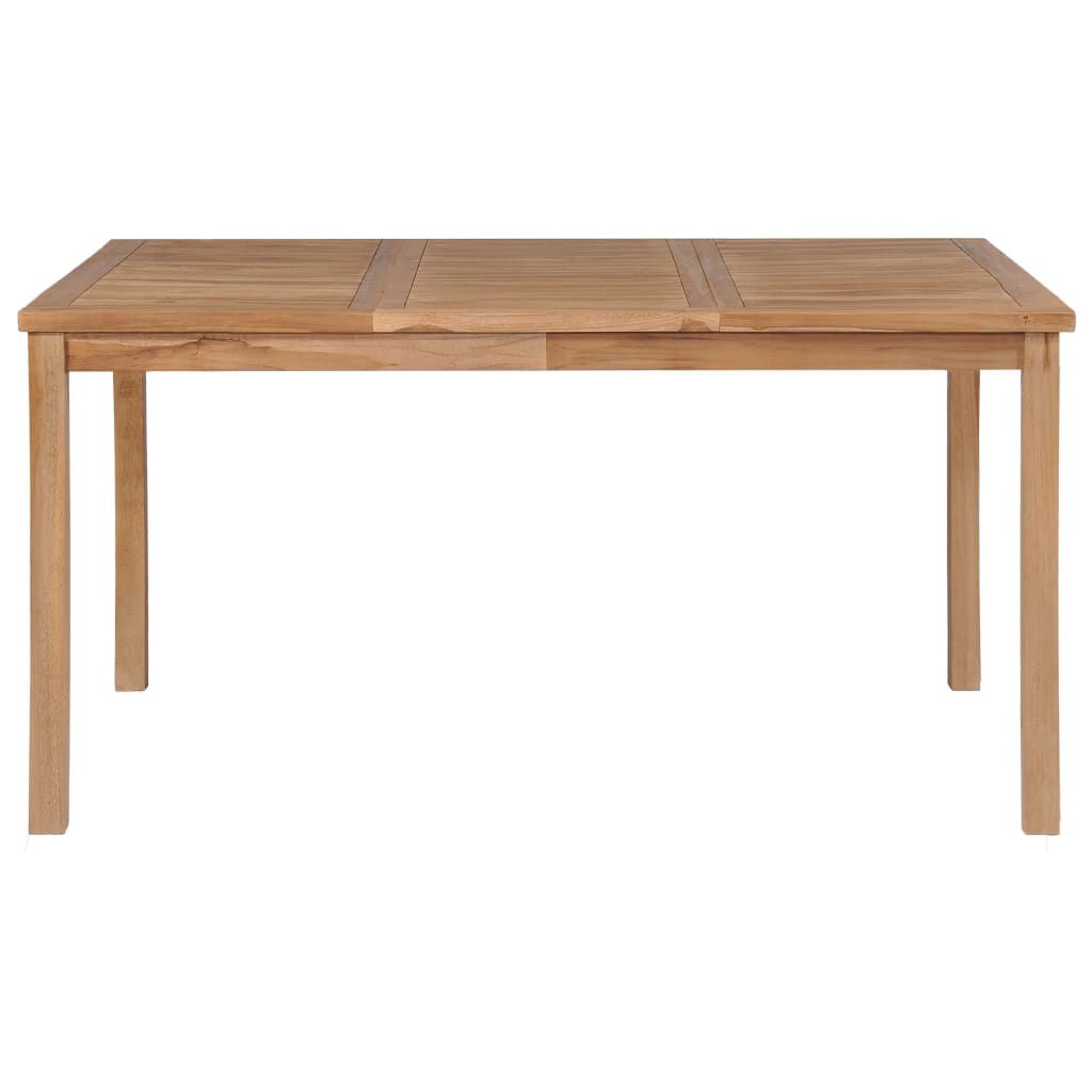 vidaXL Τραπέζι Κήπου 150 x 90 x 77 εκ. από Μασίφ Ξύλο Teak