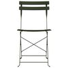 vidaXL Πτυσσόμενη Καρέκλα Κήπου 2 pcs Πράσινο 42 x 46 x 82εκ Ατσάλι