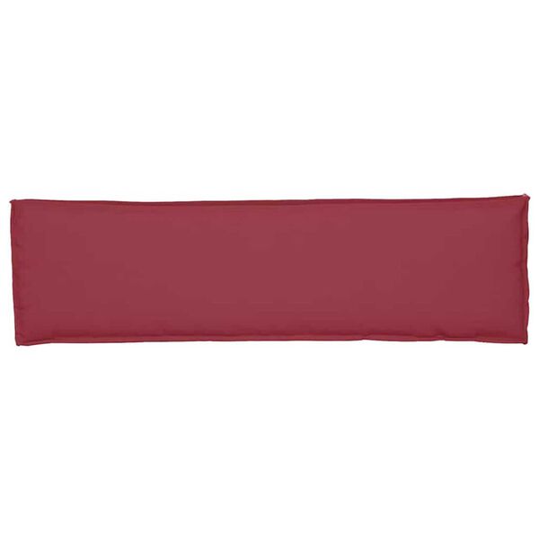 vidaXL Μαξιλάρι παλέτας για πάγκο Κόκκινο 140 x 40 x 8 εκ.