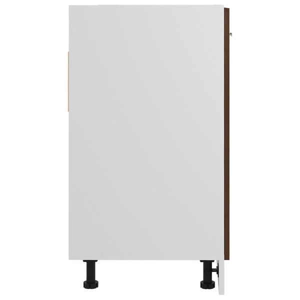 vidaXL Ντουλάπι Lyon Νιπτήρα Καφέ Δρυς 80x46x81,5εκ.