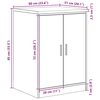 vidaXL ντουλάπι αποθήκευσης γκαράζ 60x51x85 εκ μασίφ ξύλο πεύκο