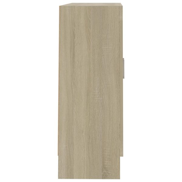 vidaXL Βιβλιοθήκη Χρώμα Sonoma Δρυς 82,5 x 30,5 x 80 εκ. Επεξ. Ξύλο