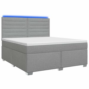 vidaXL &Kappa;&rho;&epsilon;&beta;ά&tau;&iota; box spring &mu;&epsilon; &sigma;&tau;&rho;ώ&mu;&alpha; &Alpha;&nu;&omicron;&iota;&chi;&tau;ό &gamma;&kappa;&rho;&iota; 140 x 190 cm Ύ&phi;&alpha;&sigma;&mu;&alpha;