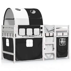 vidaXL &Upsilon;&pi;&epsilon;&rho;&upsilon;&psi;. &Kappa;&rho;&epsilon;&beta;ά&tau;&iota; &mu;&epsilon; &Tau;&omicron;ύ&nu;&epsilon;&lambda; &Lambda;&epsilon;&upsilon;&kappa;ό/&Mu;&alpha;ύ&rho;&omicron; 90 x 190 &epsilon;&kappa;. &Mu;&alpha;&sigma;ί&phi; &Pi;&epsilon;ύ&kappa;&omicron;