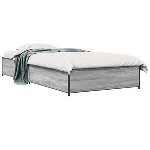 vidaXL &Sigma;&kappa;&epsilon;&lambda;&epsilon;&tau;ό&sigmaf; &Kappa;&rho;&epsilon;&beta;&alpha;&tau;&iota;&omicron;ύ &Gamma;&kappa;&rho;&iota; Sonoma 80 x 200 cm &Epsilon;&pi;&epsilon;&xi;&epsilon;&rho;&gamma;&alpha;&sigma;&mu;έ&nu;&omicron; &Xi;ύ&lambda;&omicron;