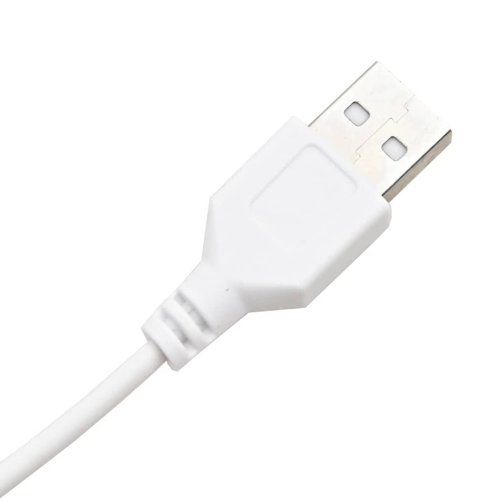 vidaXL Μπουντουάρ LED με Ντουλάπια Καφέ Δρυς από Επεξεργασμένο Ξύλο