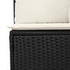 vidaXL Σετ Καναπέ Κήπου 8 pcs Μαύρο και Κρέμα 55 x 55 x 37 εκ