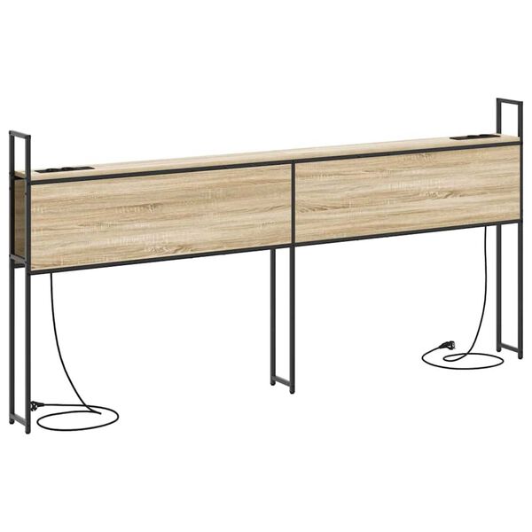 vidaXL Κεφαλάρι Αποθήκης Sonoma Δρυς 180 cm Επεξεργασμένο ξύλο