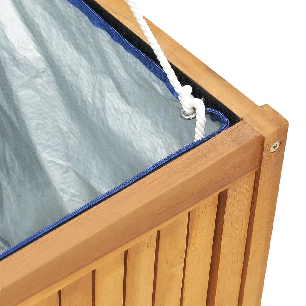vidaXL Μπαούλο Κήπου 175 x 50 x 55 εκ. από Μασίφ Ξύλο Teak