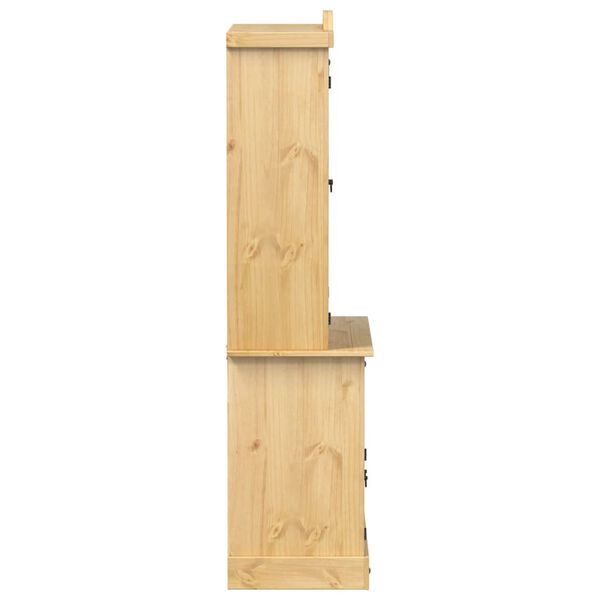 vidaXL Βιτρίνα Corona 100 x 48,5 x 179 εκ. από Μασίφ Ξύλο Πεύκου