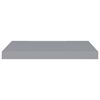 vidaXL Ράφια Τοίχου 2 τεμ. Γκρι 60 x 23,5 x 3,8 εκ. MDF
