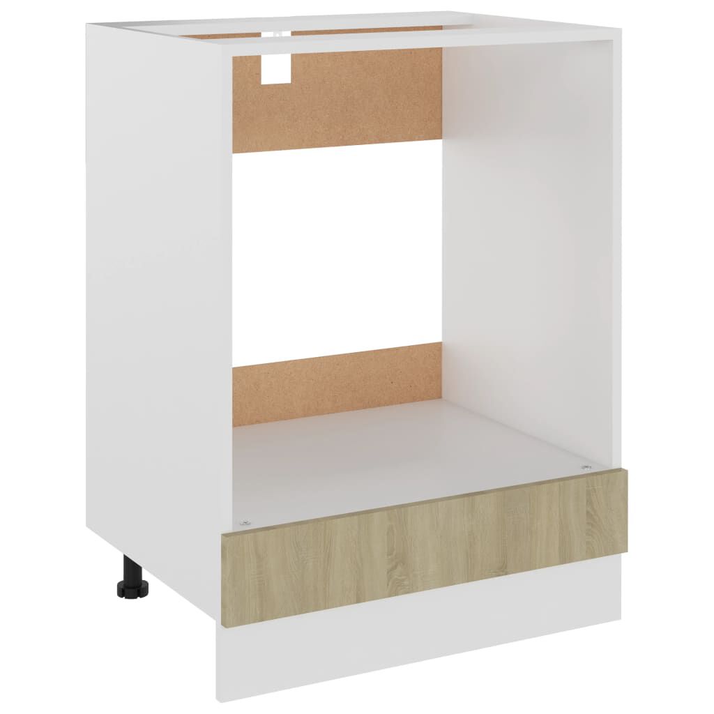 vidaXL Ντουλάπι για Φούρνο Lyon Sonoma Δρυς 60x46x81,5 εκ. Επεξ. Ξύλο
