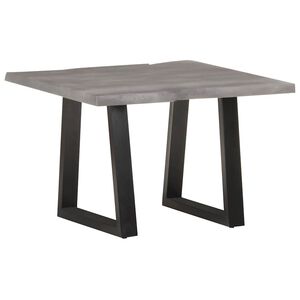 vidaXL &Tau;&rho;&alpha;&pi;&epsilon;&zeta;ά&kappa;&iota; &Sigma;&alpha;&lambda;&omicron;&nu;&iota;&omicron;ύ Live Edge 60x60x40 &epsilon;&kappa;. &Mu;&alpha;&sigma;ί&phi; &Xi;ύ&lambda;&omicron; &Alpha;&kappa;&alpha;&kappa;ί&alpha;&sigmaf;