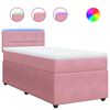 vidaXL &Kappa;&rho;&epsilon;&beta;ά&tau;&iota; Boxspring &mu;&epsilon; &Sigma;&tau;&rho;ώ&mu;&alpha; &Rho;&omicron;&zeta; 90x200 &epsilon;&kappa;. &Beta;&epsilon;&lambda;&omicron;ύ&delta;&iota;&nu;&omicron;