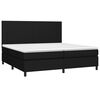 vidaXL &Kappa;&rho;&epsilon;&beta;ά&tau;&iota; Boxspring &mu;&epsilon; &Sigma;&tau;&rho;ώ&mu;&alpha; &Mu;&alpha;ύ&rho;&omicron; 200x200 &epsilon;&kappa;. &Upsilon;&phi;&alpha;&sigma;&mu;ά&tau;&iota;&nu;&omicron;