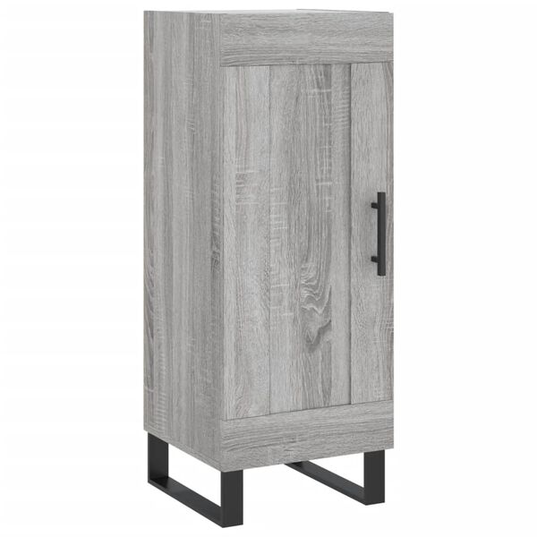 vidaXL Ντουλάπι Γκρι Sonoma 34,5x34x90 εκ. από Επεξεργασμένο Ξύλο