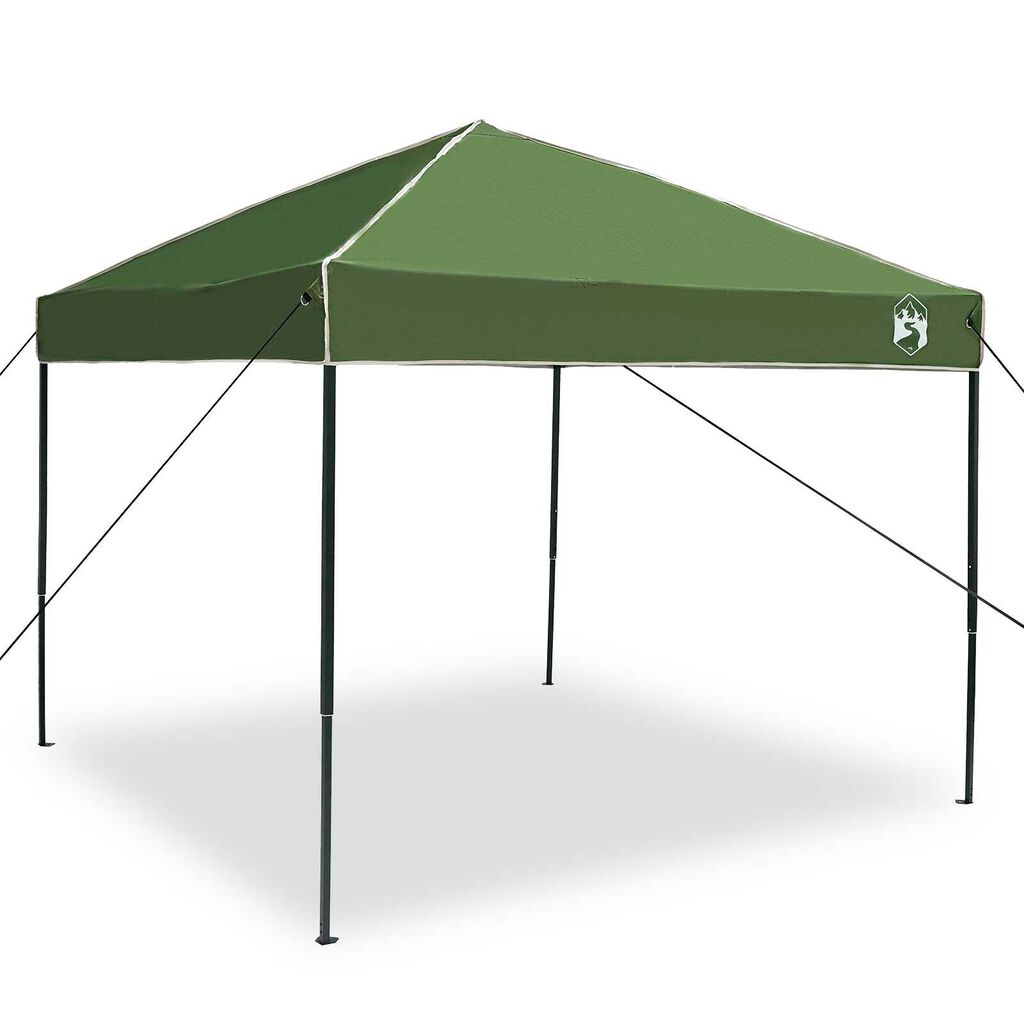 vidaXL Σκηνή Σκίασης Πράσινο 250 x 250 x 227 / 236 / 245 εκ. Ύφασμα Oxford