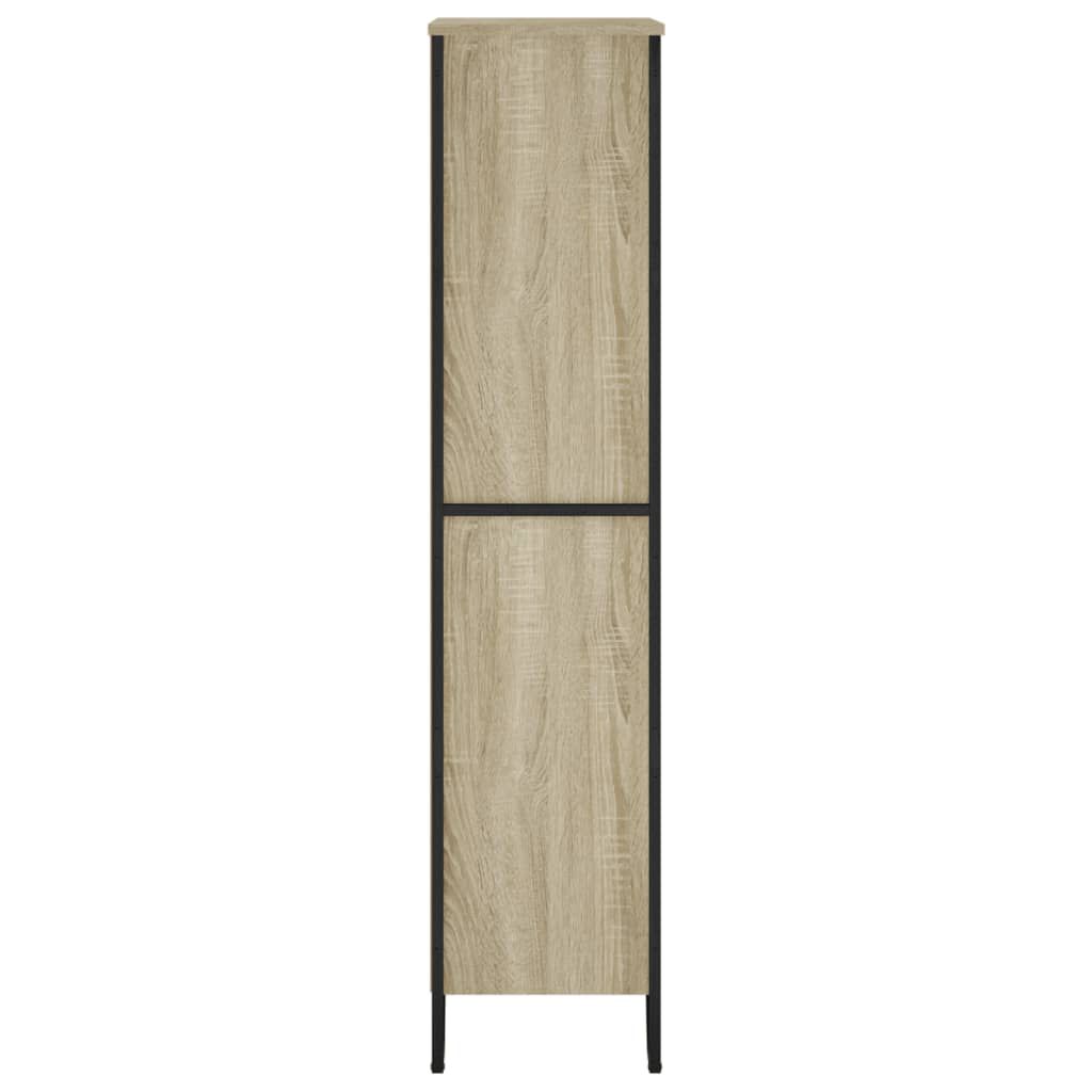 vidaXL Βιβλιοθήκη Sonoma Δρυς 80x31x137,5 εκ. από Επεξεργασμένο Ξύλο