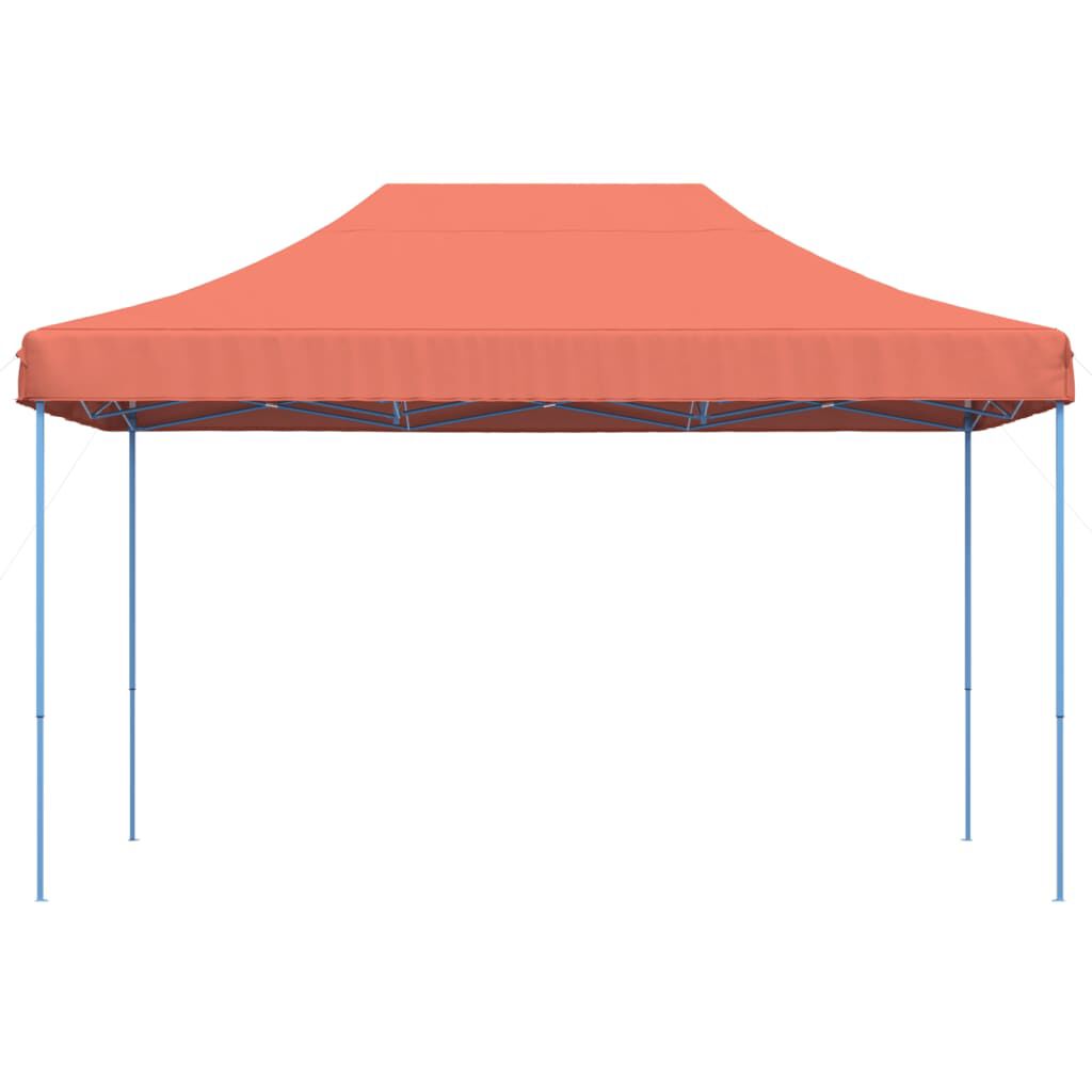 vidaXL Τέντα Εκδηλώσεων Πτυσσόμενη Pop-Up Τερακότα 440x292x315 εκ.