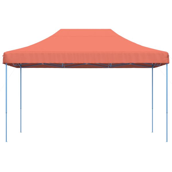 vidaXL Τέντα Εκδηλώσεων Πτυσσόμενη Pop-Up Τερακότα 440x292x315 εκ.