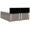 vidaXL &Kappa;&rho;&epsilon;&beta;ά&tau;&iota; Boxspring &mu;&epsilon; &Sigma;&tau;&rho;ώ&mu;&alpha; Taupe 180x200 &epsilon;&kappa;. &Upsilon;&phi;&alpha;&sigma;&mu;ά&tau;&iota;&nu;&omicron;