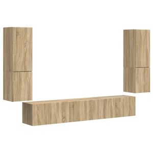 vidaXL &Sigma;&epsilon;&tau; &epsilon;&pi;ί&pi;&lambda;&omicron;&upsilon; &tau;&eta;&lambda;&epsilon;ό&rho;&alpha;&sigma;&eta;&sigmaf; 4 pcs &Delta;&rho;ύ&sigmaf; Sonoma &Epsilon;&pi;&epsilon;&xi;&epsilon;&rho;&gamma;&alpha;&sigma;&mu;έ&nu;&omicron; &xi;ύ&lambda;&omicron;
