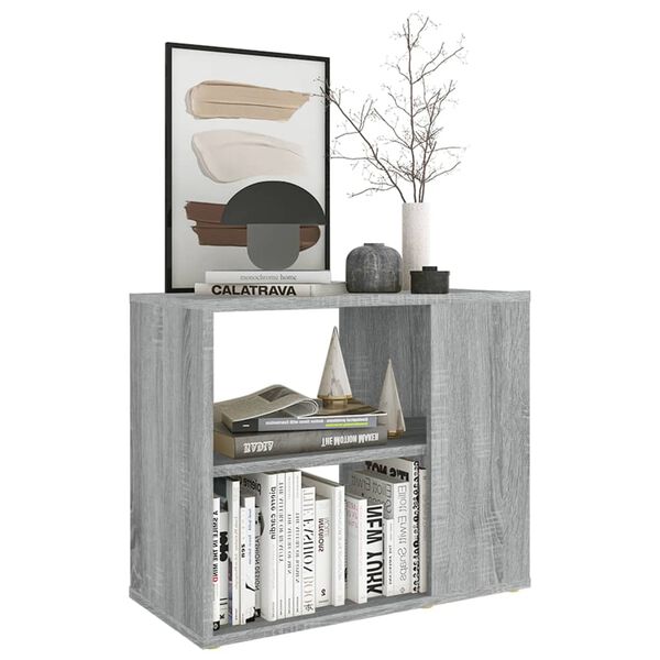 vidaXL Βοηθητικό Έπιπλο6 Γκρι Sonoma 80x30x50 εκ. από Επεξεργ. Ξύλο