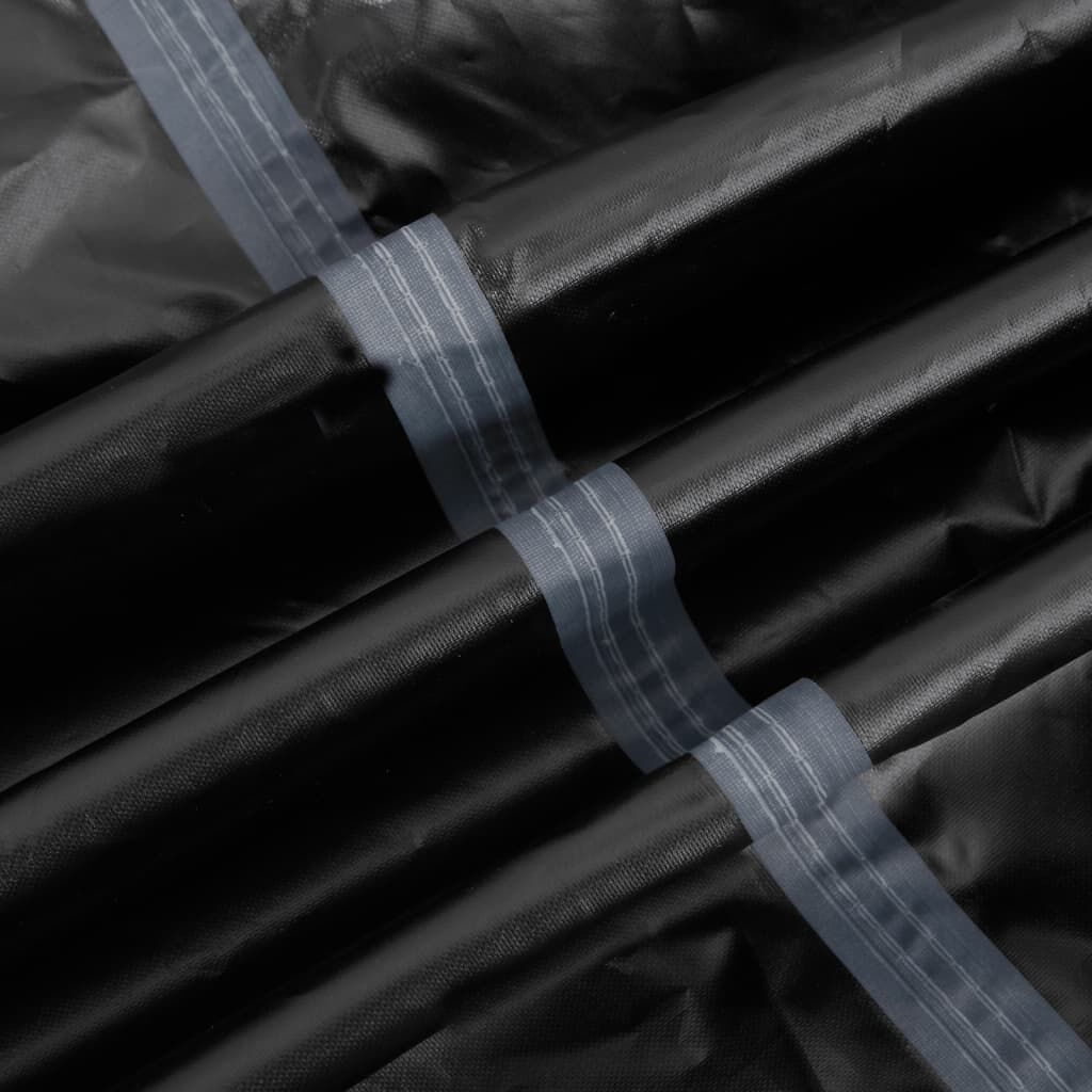 vidaXL Κουκούλα Μηχανής Μαύρη 245x105x125 εκ. Ύφασμα Oxford 210D