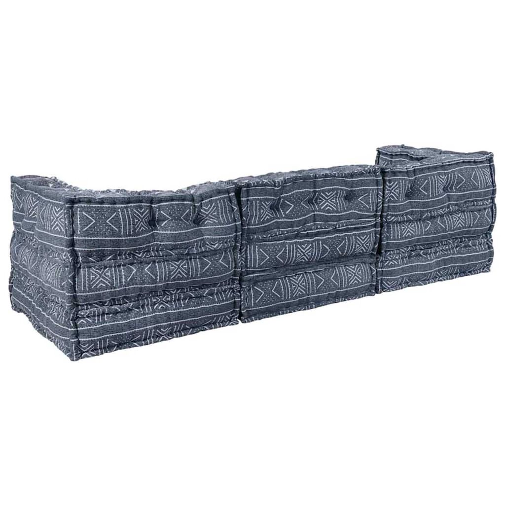 vidaXL Μαξιλάρι 3 pcs Μπλε 70 x 70 x 54 εκ Πολυεστέρας