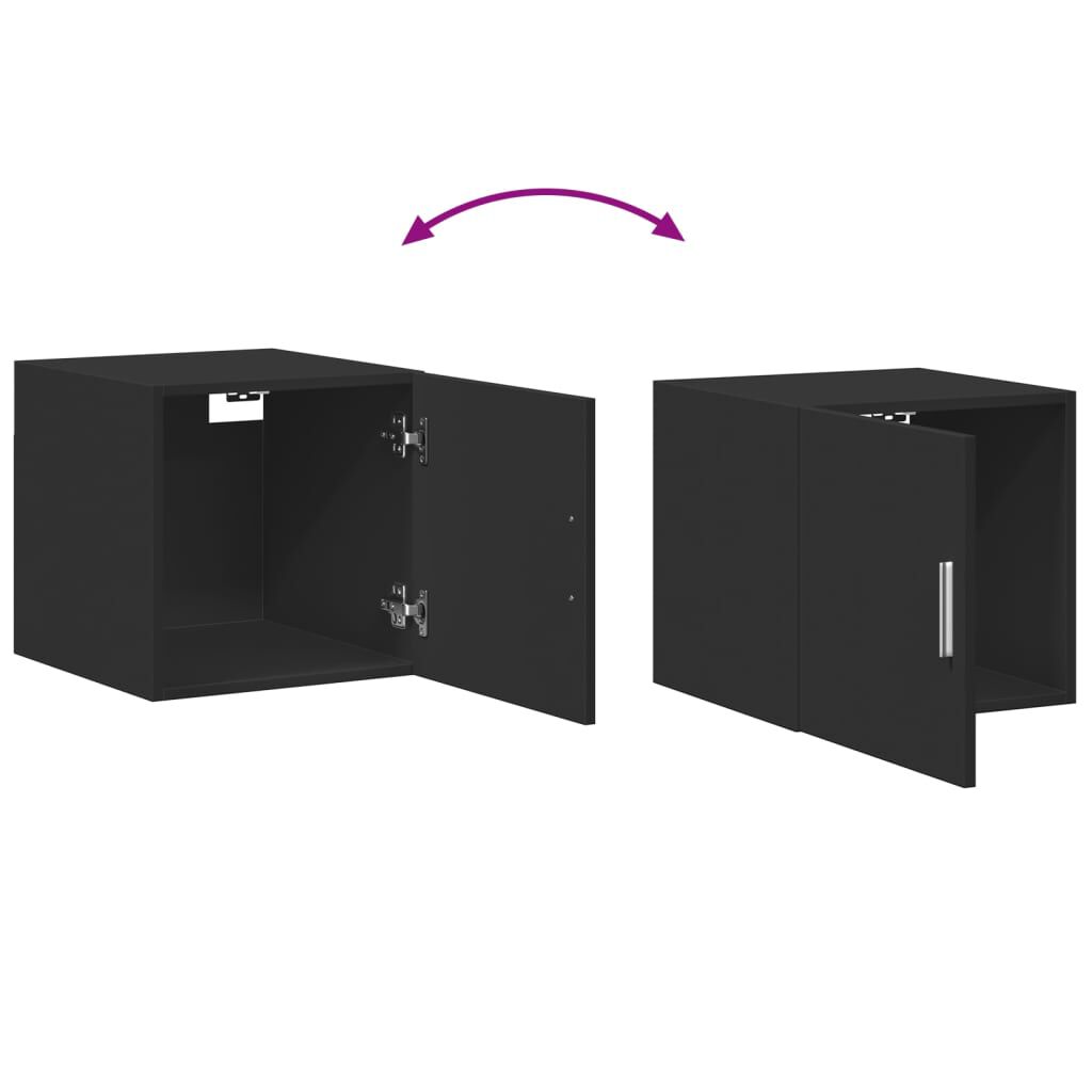 vidaXL Ντουλάπι Αποθήκευσης Στενό Μαύρο 40x42,5x225 εκ. Επεξεργ. Ξύλο