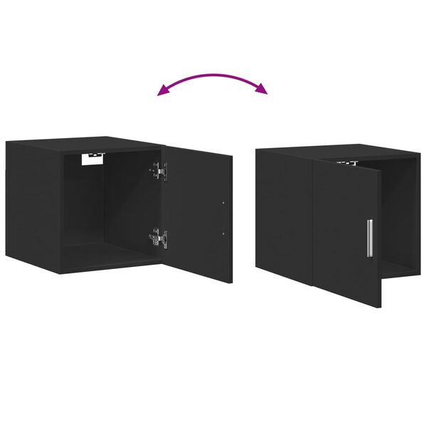 vidaXL Ντουλάπι Αποθήκευσης Στενό Μαύρο 40x42,5x225 εκ. Επεξεργ. Ξύλο