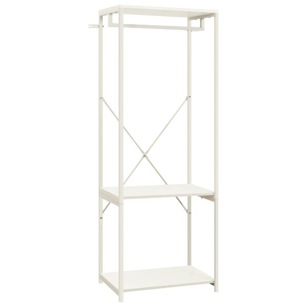 vidaXL &Nu;&tau;&omicron;&upsilon;&lambda;ά&pi;&alpha; &Lambda;&epsilon;&upsilon;&kappa;ή 60 x 40 x 167 &epsilon;&kappa;. &Mu;έ&tau;&alpha;&lambda;&lambda;&omicron; & &Mu;&omicron;&rho;&iota;&omicron;&sigma;&alpha;&nu;ί&delta;&alpha;