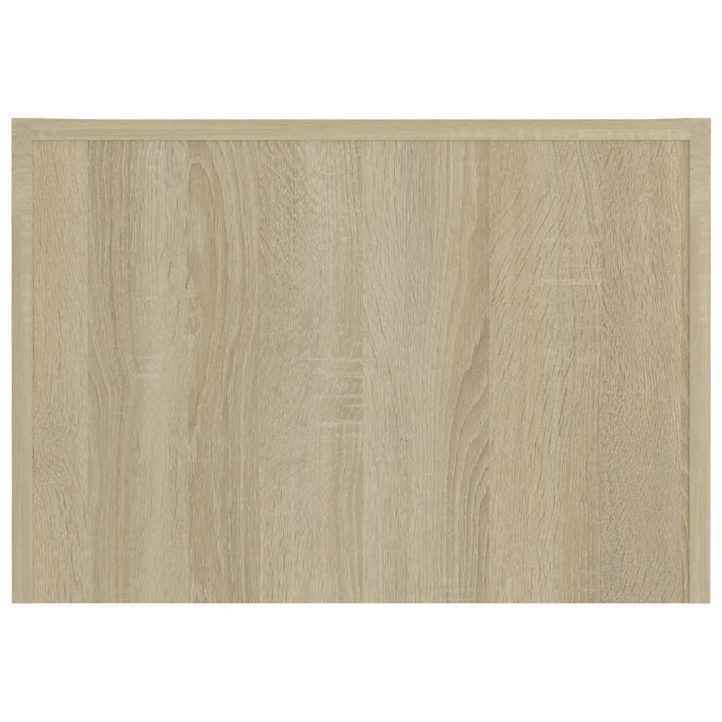vidaXL Τραπεζάκι Σαλονιού Sonoma Δρυς 50x50x35 εκ. Επεξεργασμένο Ξύλο
