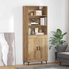 vidaXL Highboard Artisan Oak 69,5 x 34 x 180 &epsilon;&kappa;. &Epsilon;&pi;&epsilon;&xi;&epsilon;&rho;&gamma;&alpha;&sigma;&mu;έ&nu;&omicron; &xi;ύ&lambda;&omicron;