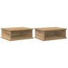 vidaXL &Kappa;&omicron;&mu;&omicron;&delta;ί&nu;&omicron; 2 &tau;&mu;&chi;. Artisan Oak 40 x 31 x 15 &epsilon;&kappa; &Epsilon;&pi;&epsilon;&xi;&epsilon;&rho;&gamma;&alpha;&sigma;&mu;έ&nu;&omicron; &xi;ύ&lambda;&omicron;
