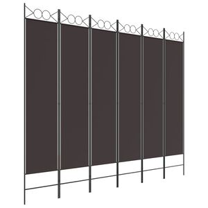 vidaXL &Delta;&iota;&alpha;&chi;&omega;&rho;&iota;&sigma;&tau;&iota;&kappa;ό &Delta;&omega;&mu;&alpha;&tau;ί&omicron;&upsilon; &mu;&epsilon; 6 &Pi;ά&nu;&epsilon;&lambda; &Kappa;&alpha;&phi;έ 240x200 &epsilon;&kappa;. &alpha;&pi;ό Ύ&phi;&alpha;&sigma;&mu;&alpha;