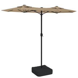 vidaXL &Omicron;&mu;&pi;&rho;έ&lambda;&alpha; &Kappa;ή&pi;&omicron;&upsilon; &mu;&epsilon; &Delta;&iota;&pi;&lambda;ή &Kappa;&omicron;&rho;&upsilon;&phi;ή Taupe 316 x 145 &epsilon;&kappa;.