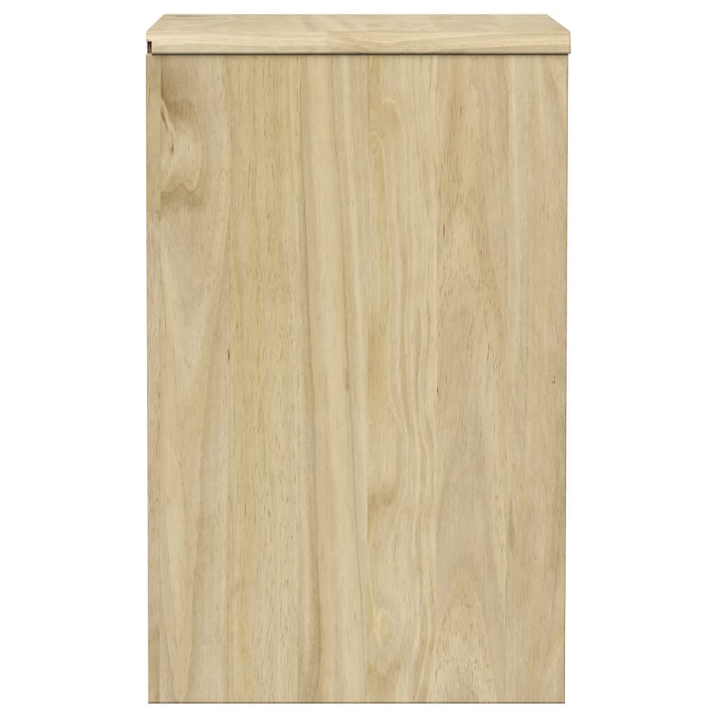 vidaXL Κομοδίνο SAUDA Χρώμα Δρυός 44x35x56 εκ. Μασίφ Ξύλο Πεύκου