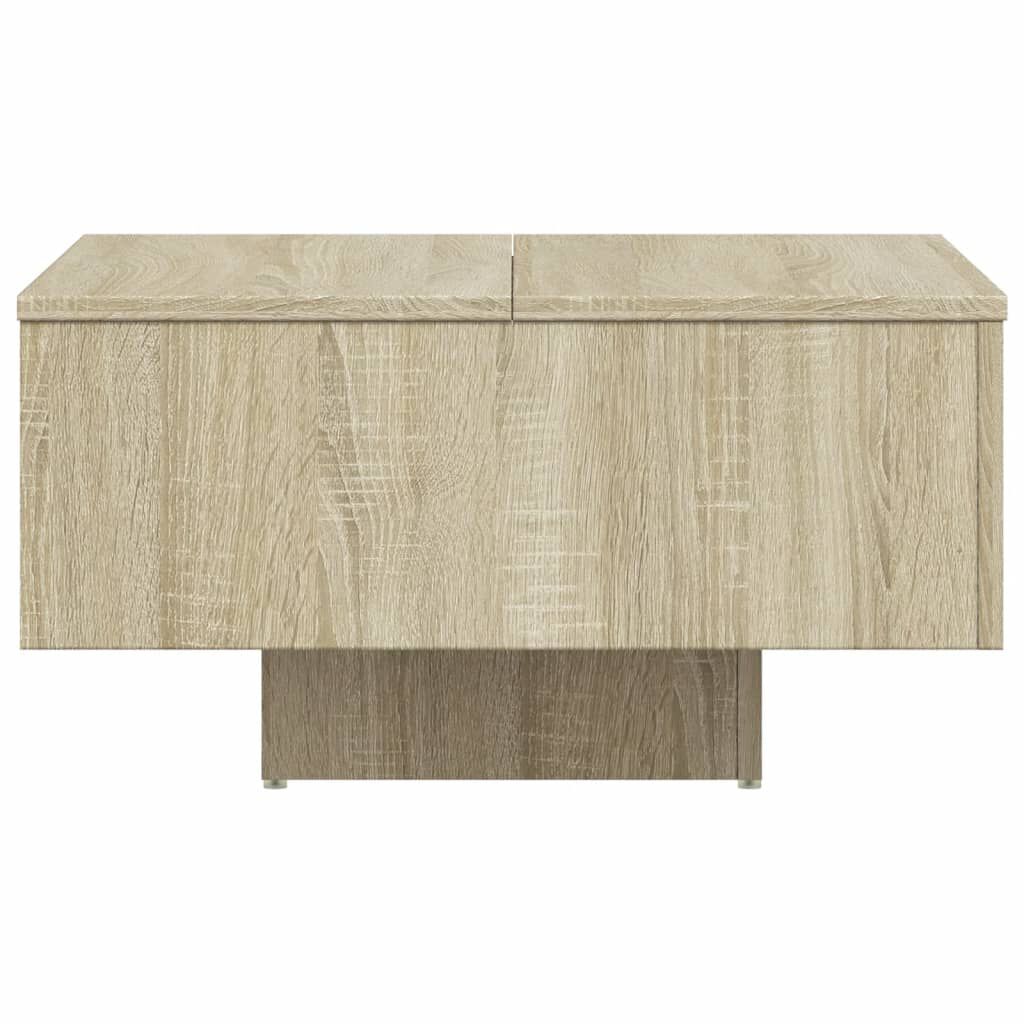 vidaXL Τραπεζάκι Σαλονιού Sonoma Δρυς 60 x 60 x 31,5 εκ. Επεξ. Ξύλο