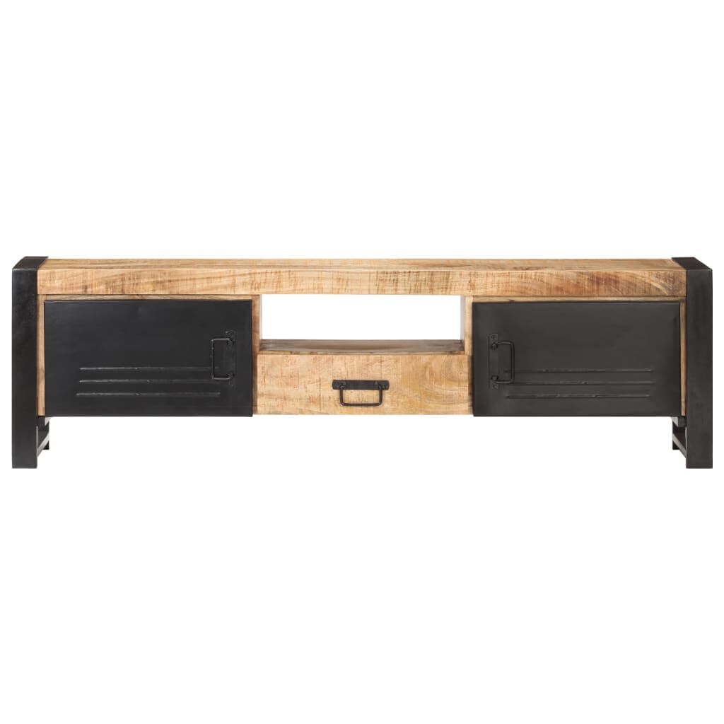 vidaXL Έπιπλο Τηλεόρασης 140 x 30 x 40 εκ. από Ακατέργαστο Ξύλο Μάνγκο