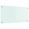 vidaXL Πίσω Πάνελ Κουζίνας Λευκό 80 x 40 cm σκληρυμένο γυαλί